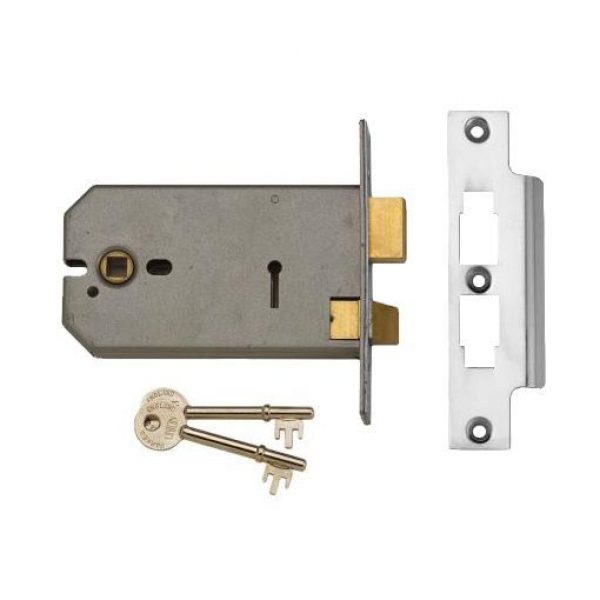 Union 3 Lever Horizontal Mortice Lock - SC