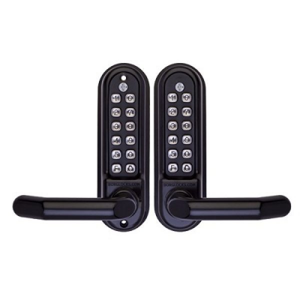 Borg Digital Lock 5051 M/Grade Pro Black Lever/Lever BTB ECP