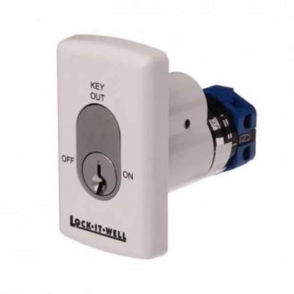 Lock-It-Well 570 Oval Key Switch On/Off (Key Retractable)