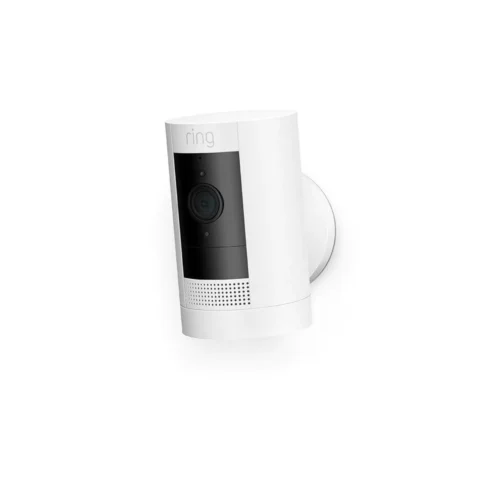 RING Stick Up Cam – Side White