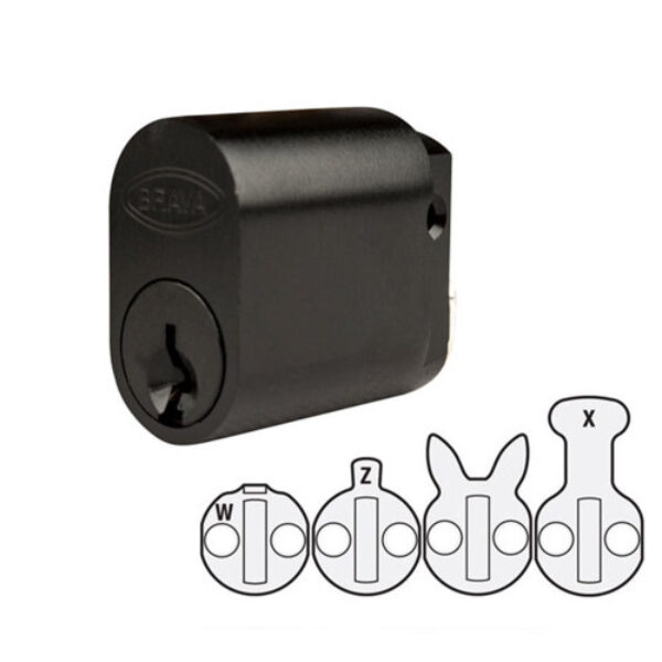 Brava Oval Cylinder Black