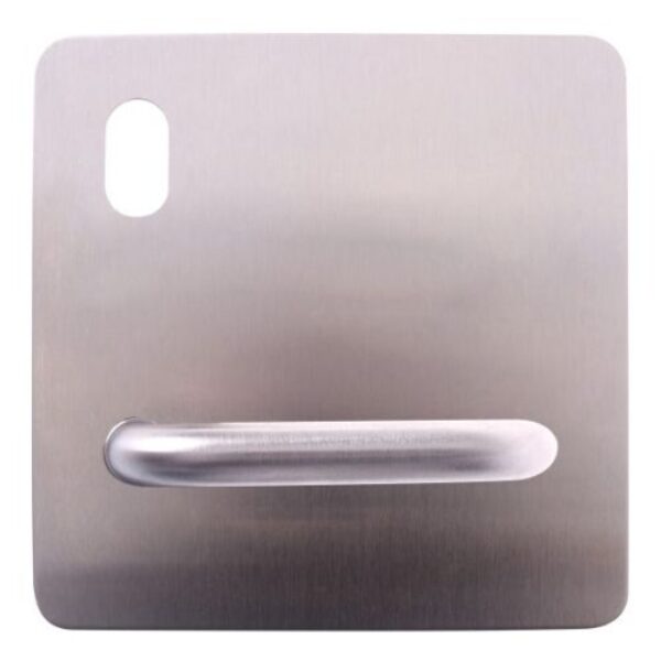 Lockwood 96 Lever Round Corner Plate Furn - C/Fix Cylinder