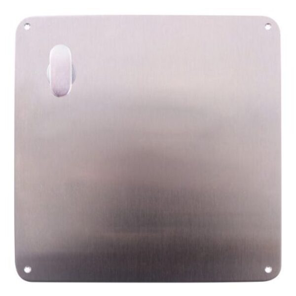 Lockwood Round Corner Plate - V/Fix Turn