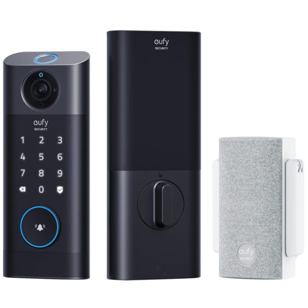Eufy S330 Video Smart Lock 3-in-1 Front Door Deadbolt (Supply & Expert Installation Available)