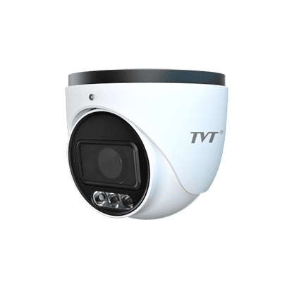 TVT 4MP Dual Illumination AI Turret Camera