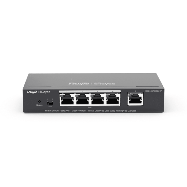 Ruijie 4 Port POE Gigabit Cloud Switch 