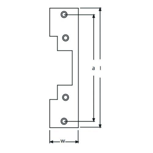 Trimec ES100/ES111 ANSI Long Faceplate