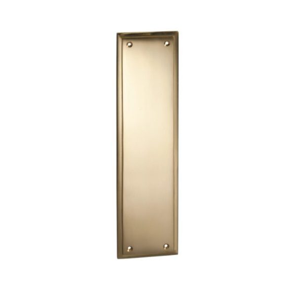 Tradco 1008 Push Plate Brass
