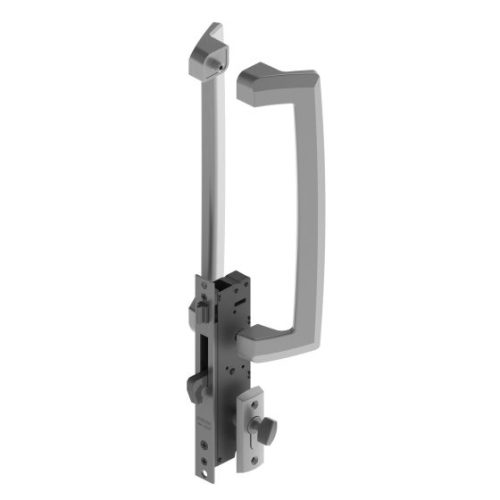 Pinnicale 35mm KT Sliding Door Set Satin Chrome