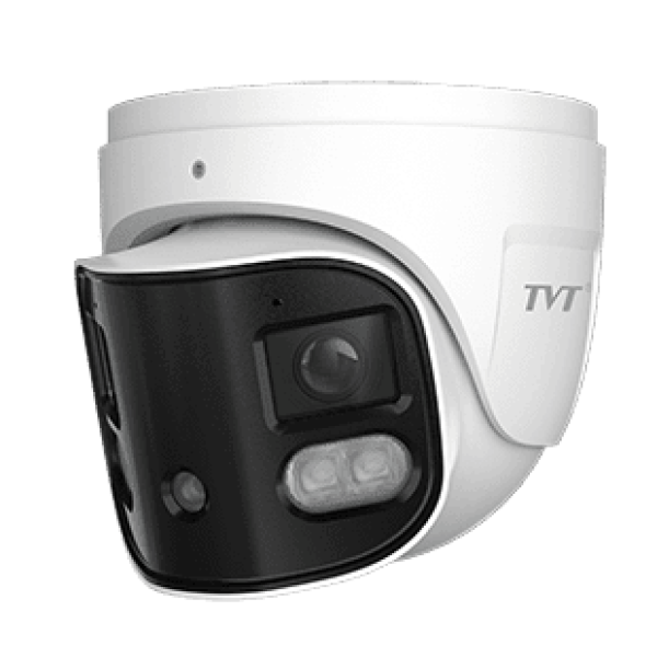 TVT 8Mp Dual Lens 180 Degree Panoramic Turret