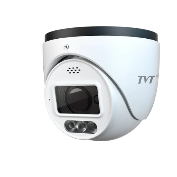 TVT 8MP Turret 2.8MM Active Deterrent Metadata NDAA