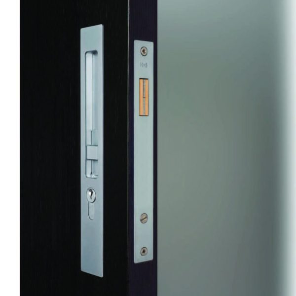 Halliday & Baillie HB633 Sliding Door Lock 55mm Backset