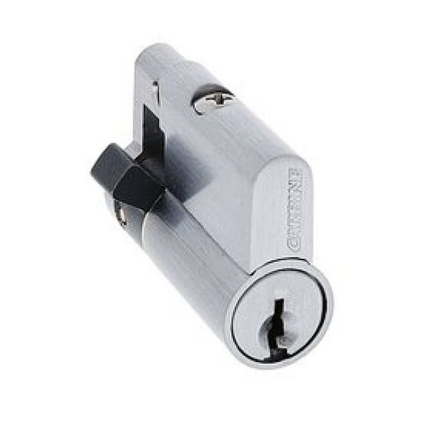Carbine 6 Pin Half Euro Cylinder Satin Chrome
