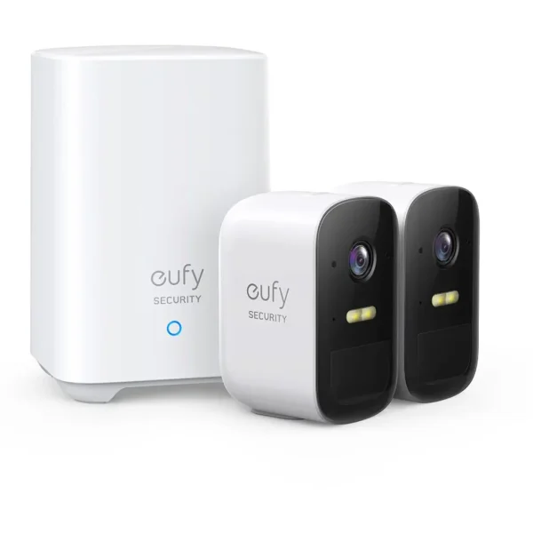 Eufy EufyCam 2C Pro 2K Battery Camera Kit (2 Pack)