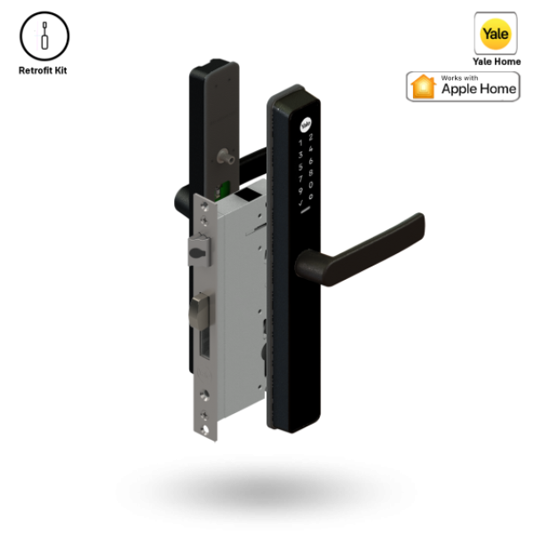 Yale Unity Slim Smart Lock with Induro 2-Point Mortice (IP55)